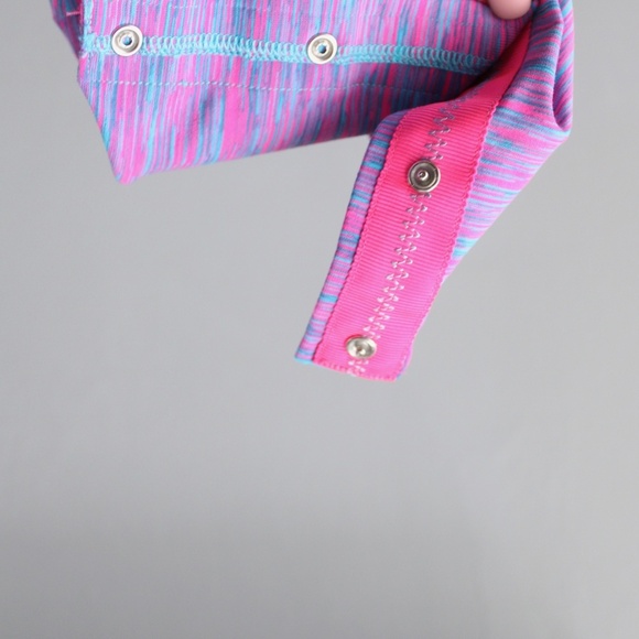 Ivivva Pink Blue Space Dye Village Chill Vinyasa Multi-Wear Wrap Scarf - Picture 6 of 6